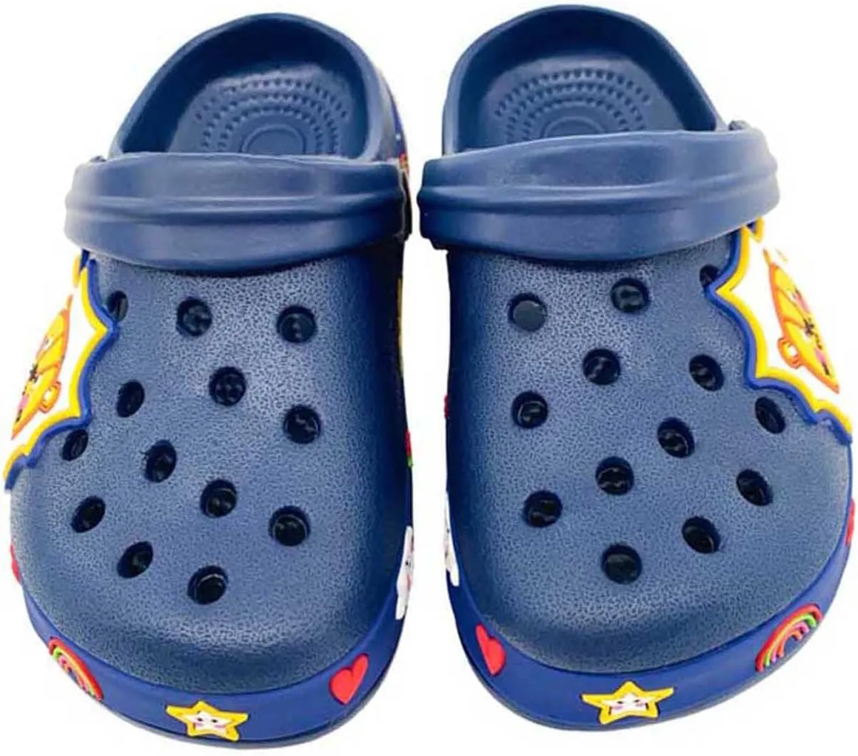 Cartoon Garden Clogs for Home: Cute Shoes for Boys Toddler - Non-Slip Kids Slippers for Beach Outdoor Pool
