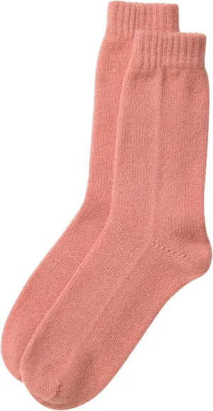 Cashmere Socks Soft Pink - Made in Scotland