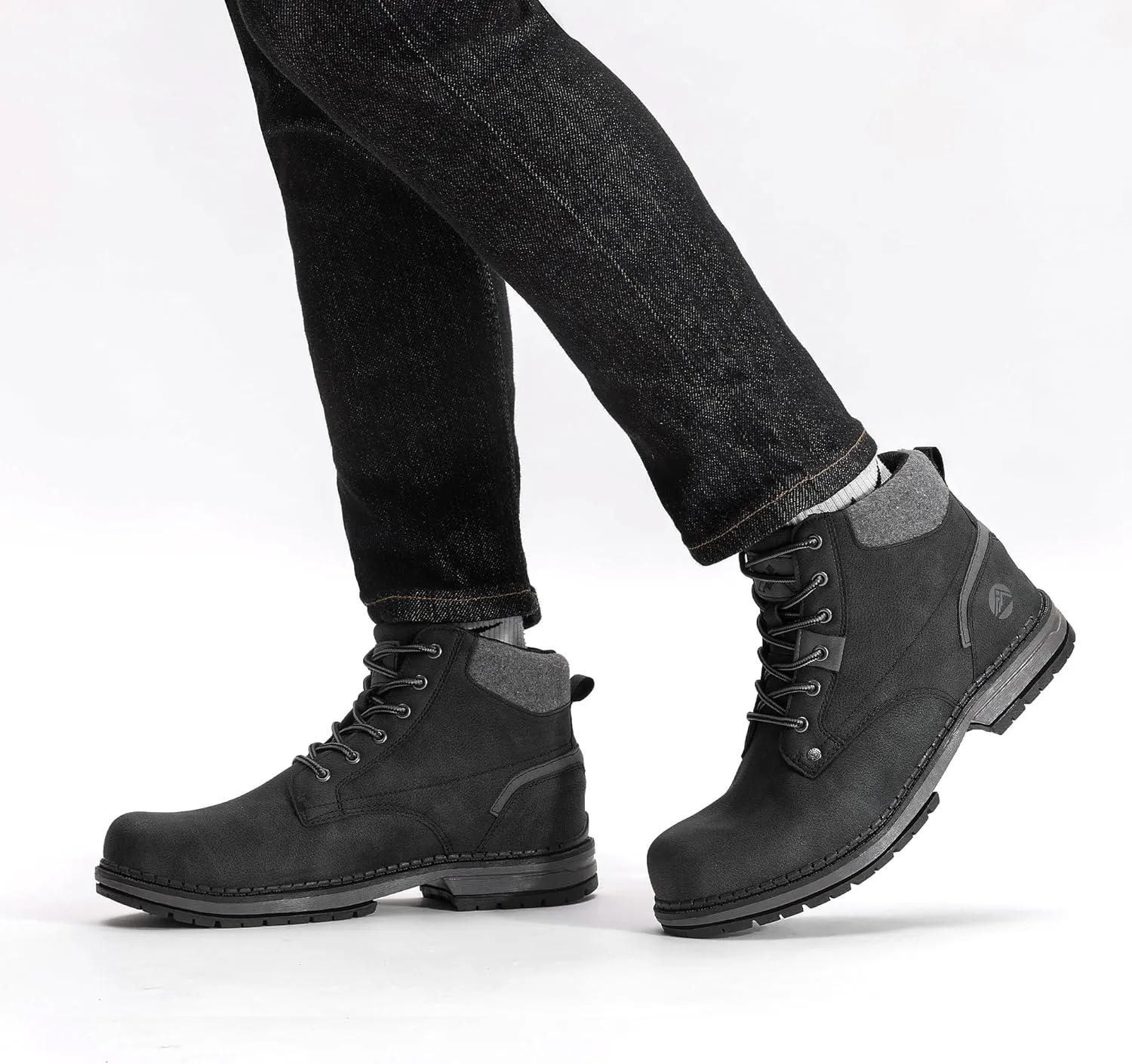 CC-Los Men's Hiking Boots Waterproof Casual Chukka Boots for Men Size 7.5-14