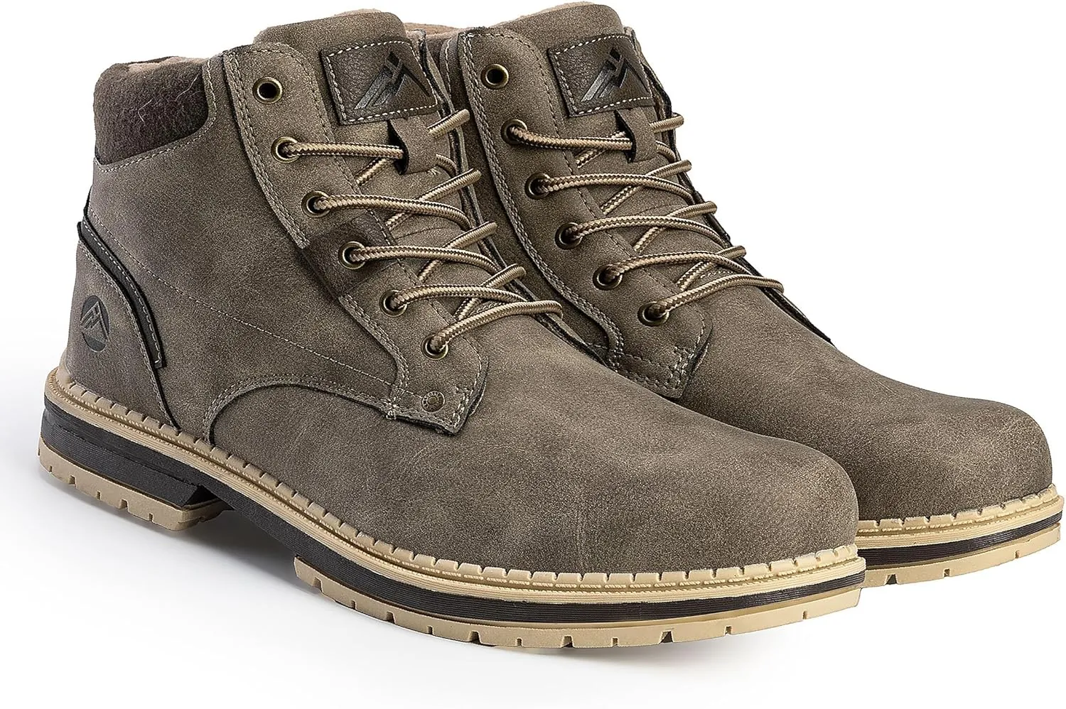 CC-Los Men's Hiking Boots Waterproof Casual Chukka Boots for Men Size 7.5-14
