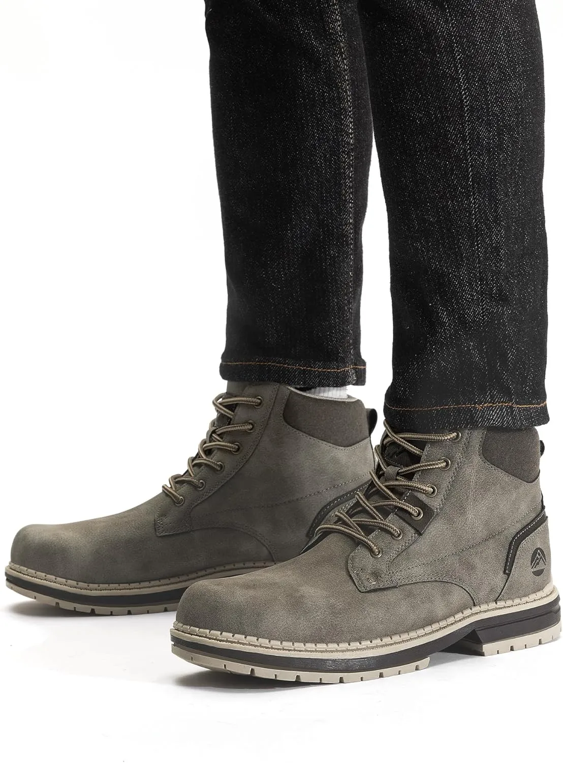 CC-Los Men's Hiking Boots Waterproof Casual Chukka Boots for Men Size 7.5-14