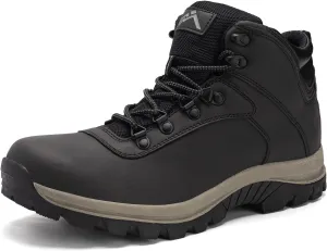 CC-Los Men's Waterproof Hiking Boots Work Boots Durable Non Slip Outdoor Shoes Size 7.5-14