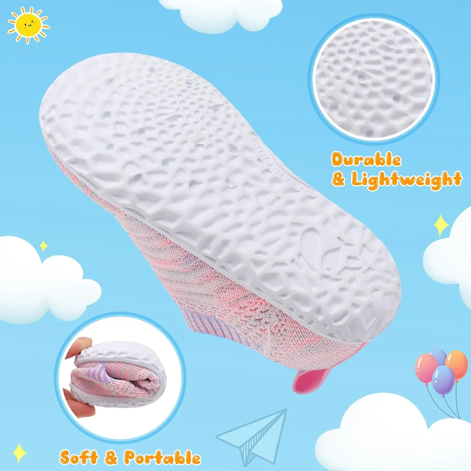 Centipede Demon Toddler Shoes for Boys Girls Baby Kids Slip on Walking Shoe Breathable Sock Shoes Lightweight Soft Sneakers