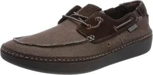 Clarks Herren Higley Tie Boat Shoe, Brown Combi, 10.5