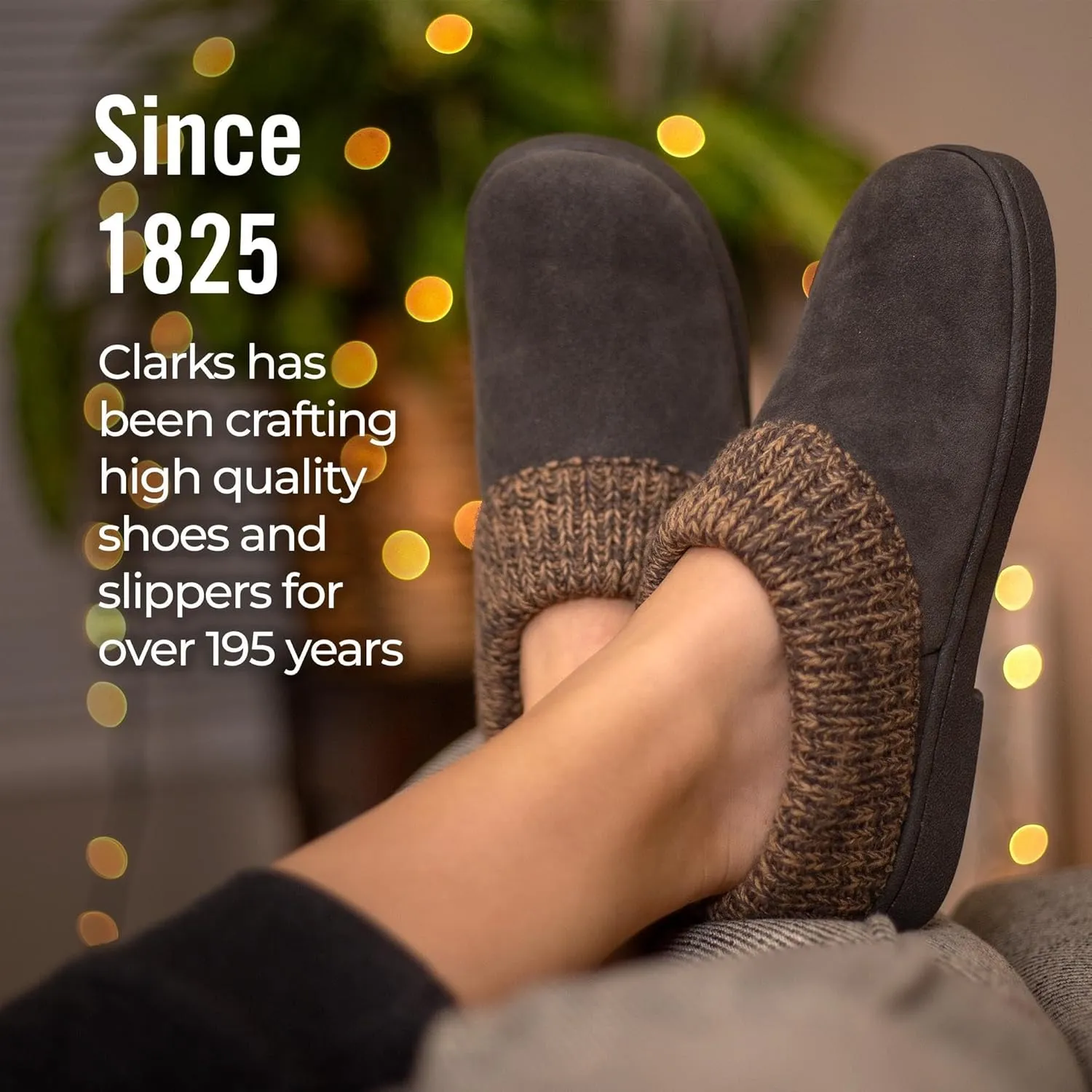 Clarks Women's Knit Scuff Slipper