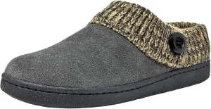 Clarks Women's Knitted Collar Clog (9 M US, Grey/Beige2)