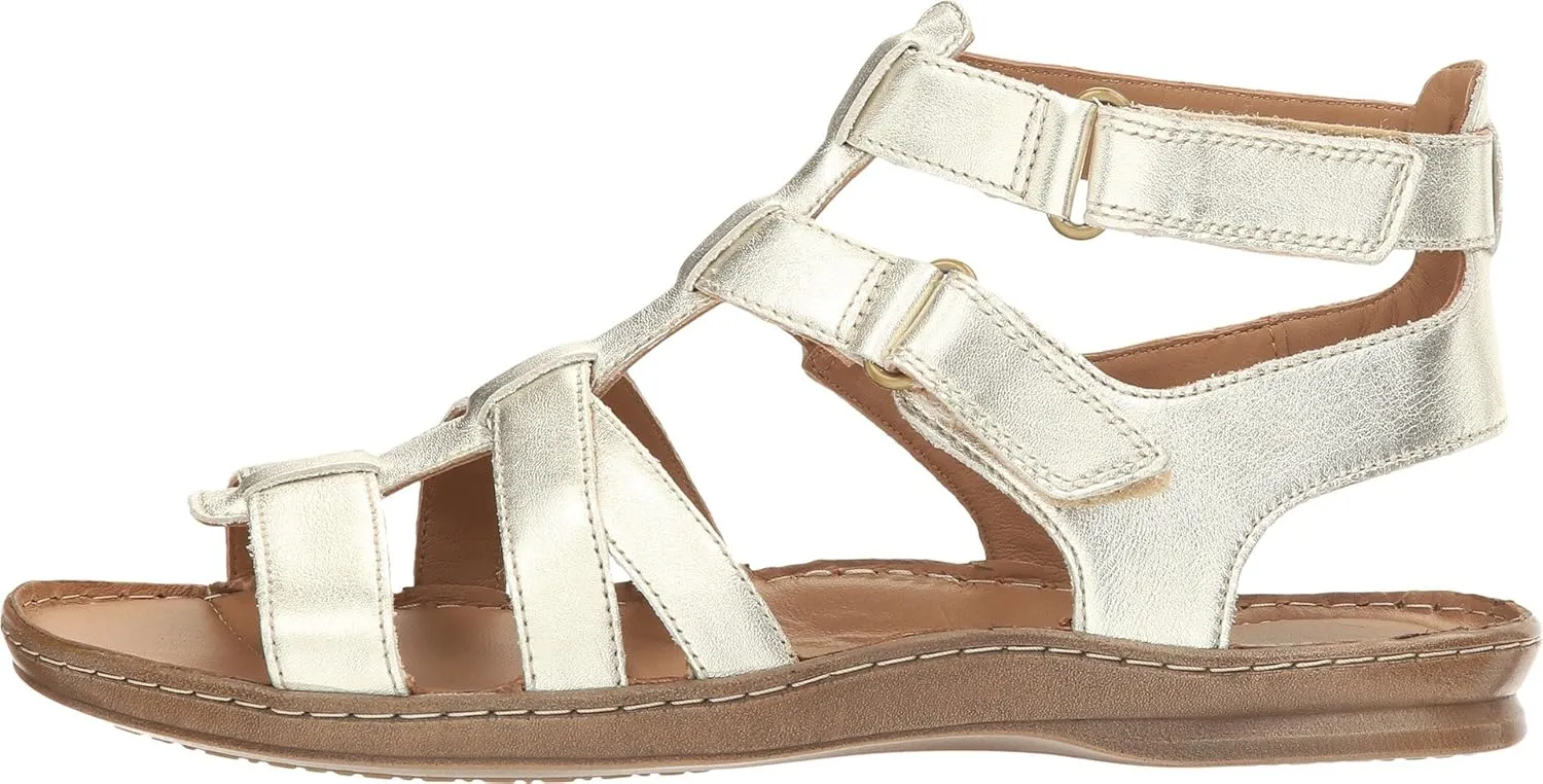 Clarks Womens Sarla Choir Gladiator Open Toe Gladiator Sandals