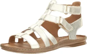 Clarks Womens Sarla Choir Gladiator Open Toe Gladiator Sandals