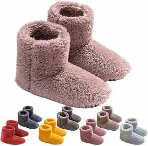 CLOUDEMO Boot Slippers for Women Indoor, Slipper Socks for Women, Cozy Warm Lined Non-Slip House Booties Slippers