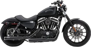 COBRA 3" RPT Mufflers for XL - Black 6081RB