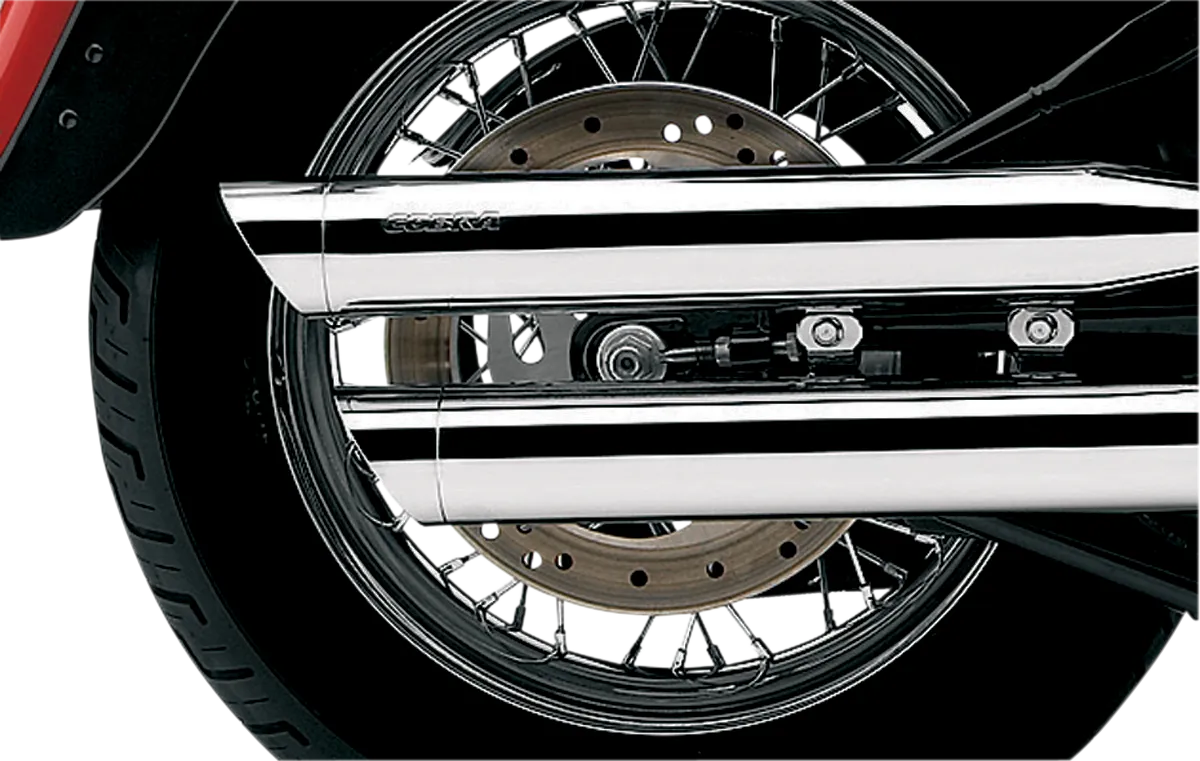 COBRA Chrome Slashcut Mufflers 6004
