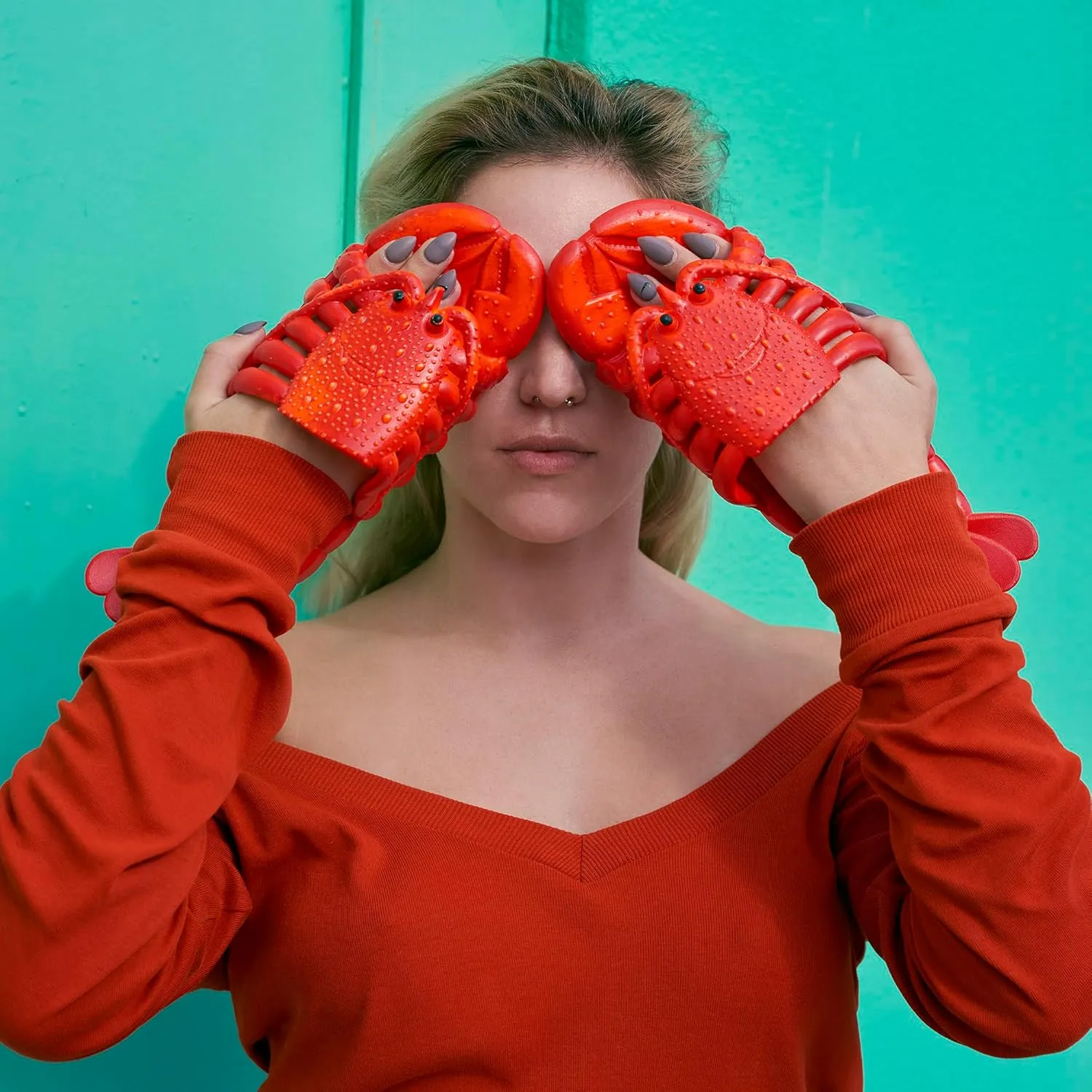 Coddies Lobster Slippers | Unisex Sandals, Funny Gift, Pool, Beach & Shower Shoes | Men, Women & Kids