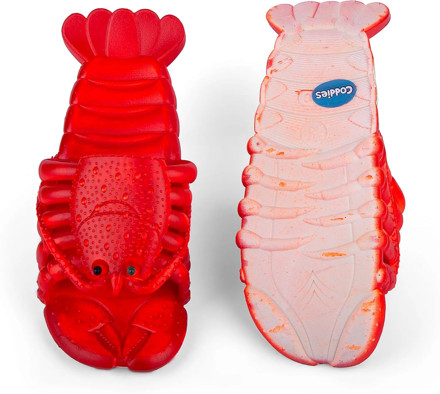 Coddies Lobster Slippers | Unisex Sandals, Funny Gift, Pool, Beach & Shower Shoes | Men, Women & Kids