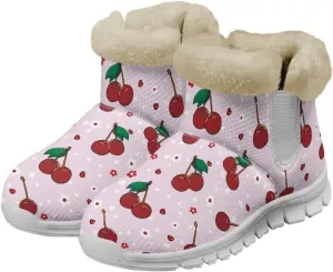 Coloranimal Winter Boots for Women Snow Boots Womens Ankle Boots Warm Fur Lined Winter Shoes Warm Booties Fashion Snow Shoes