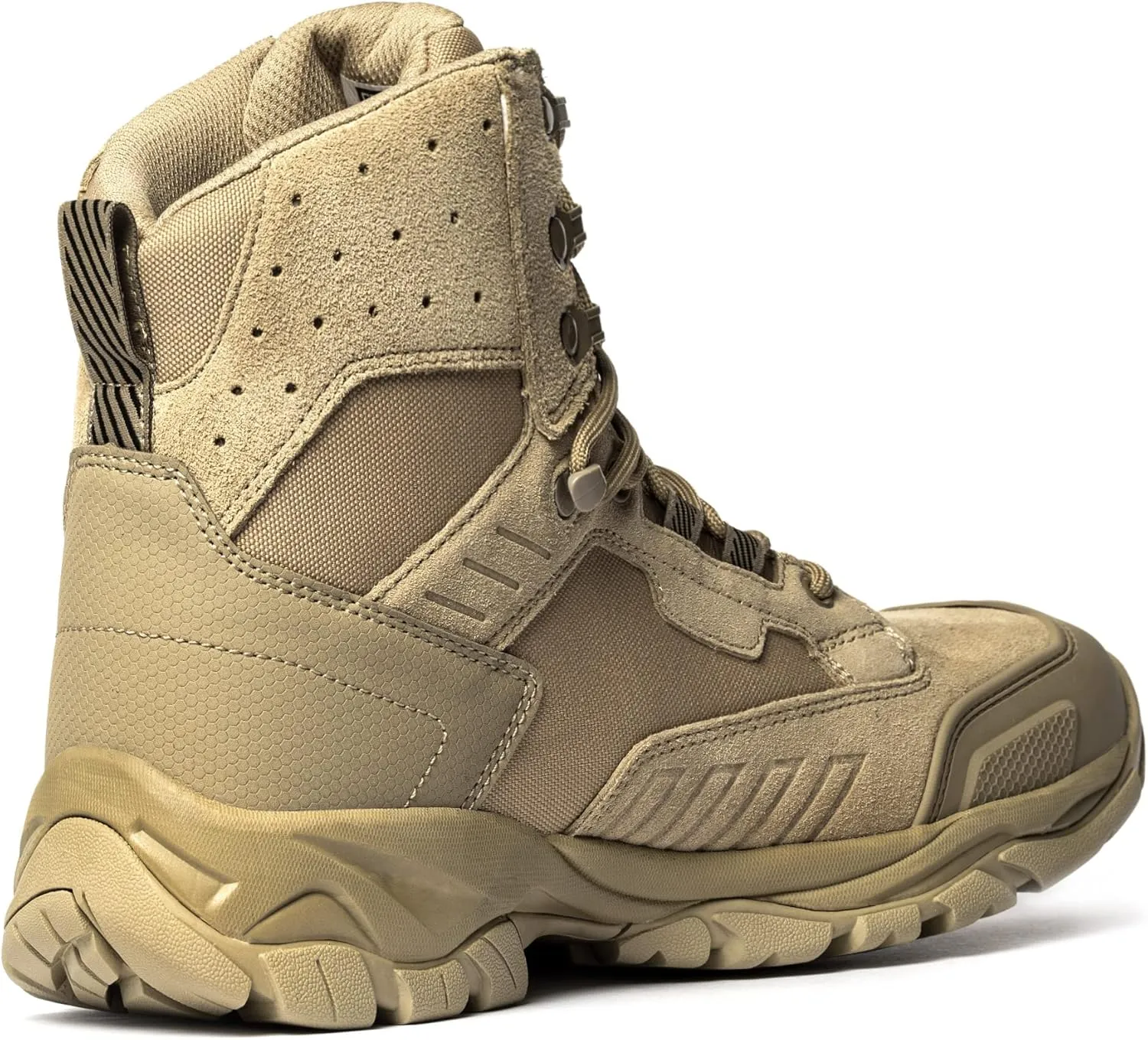 CQR Men's Military Tactical Boots, Lightweight 6 Inches Combat Boots, Durable EDC Outdoor Work Boots