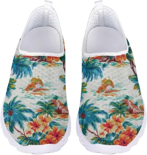 Cumagical Shoes Mesh Quick Drain Design Mens Casual Slip On Shoes
