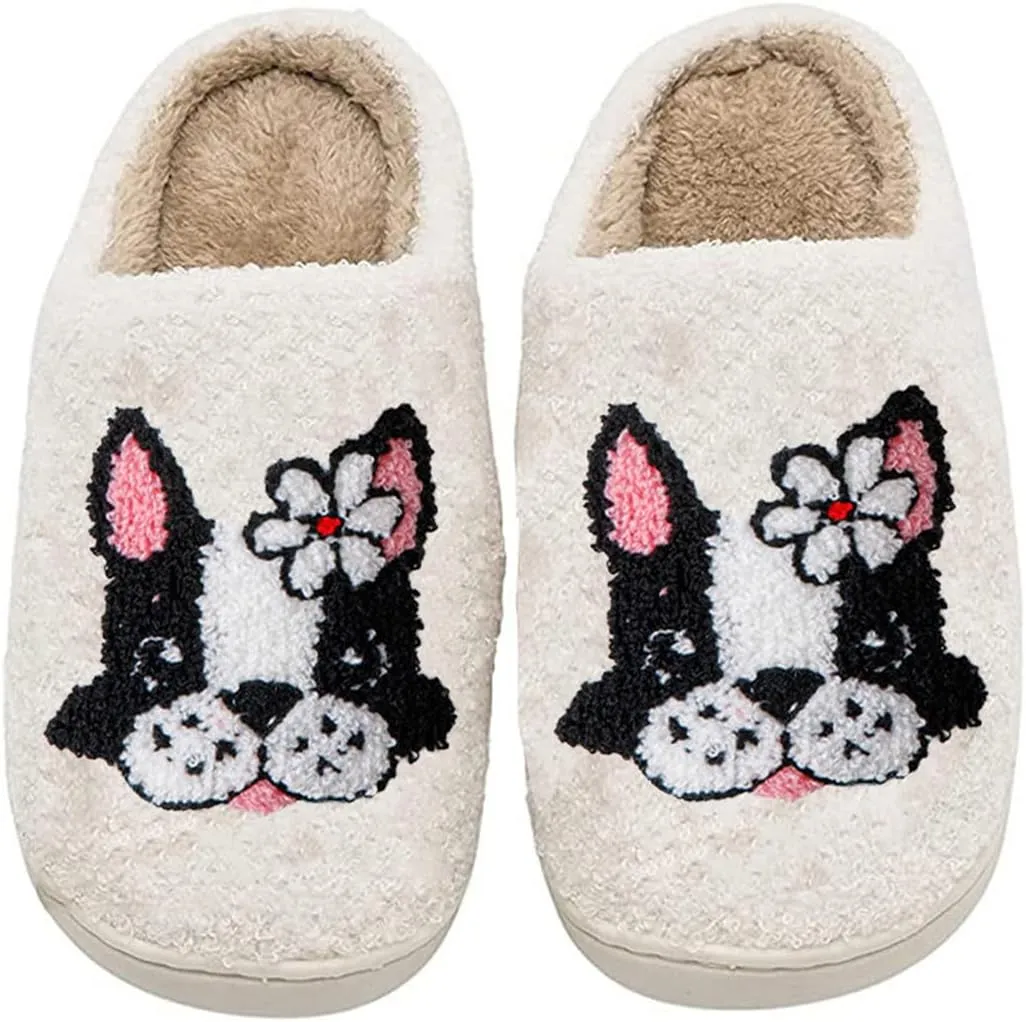 Dachshund Dog Slippers For Women Men Cute Animal Cartoon Ladybug Butterfly Cat Slippers Slides Memory Foam Slip On House Shoes