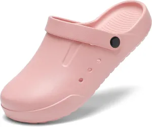 DAYUMKOU Clogs for Women Men Lightweight Slip-On Unisex Garden Shoes with Back Strap, Non-Slip for Work Nurses