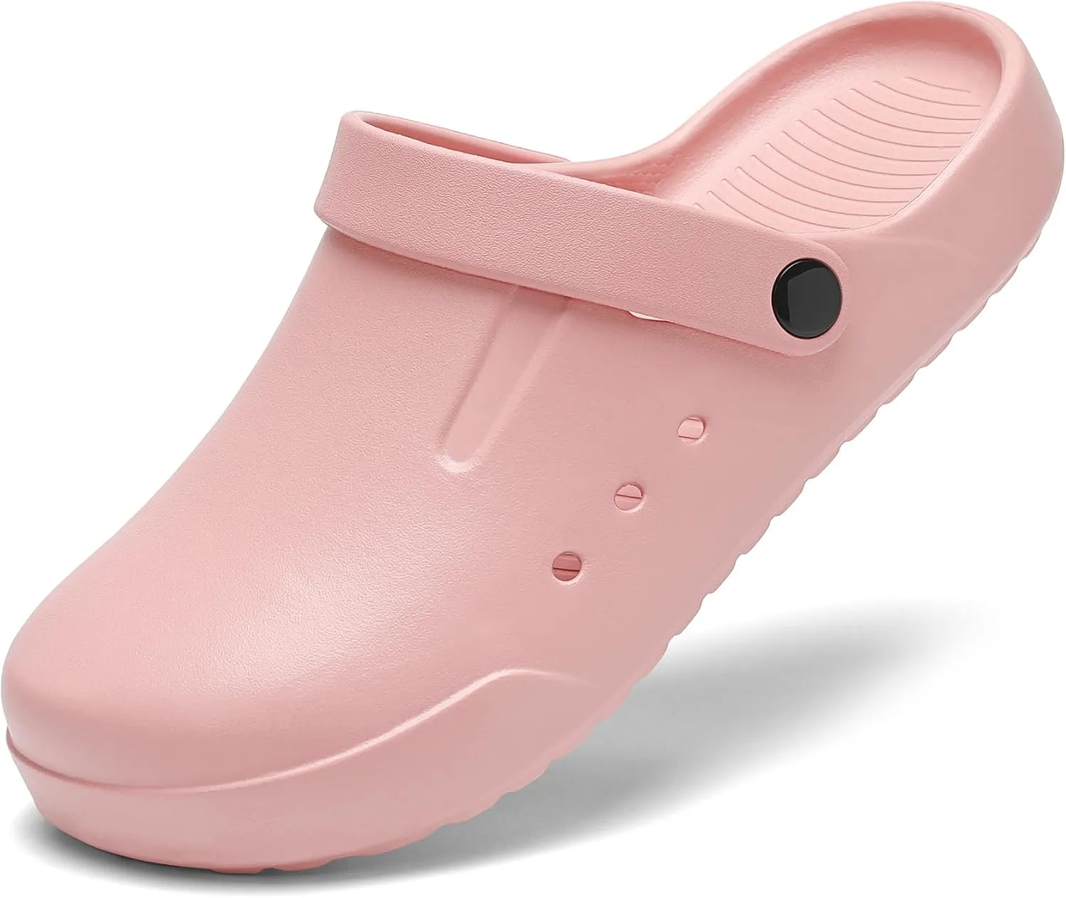 DAYUMKOU Clogs for Women Men Lightweight Slip-On Unisex Garden Shoes with Back Strap, Non-Slip for Work Nurses