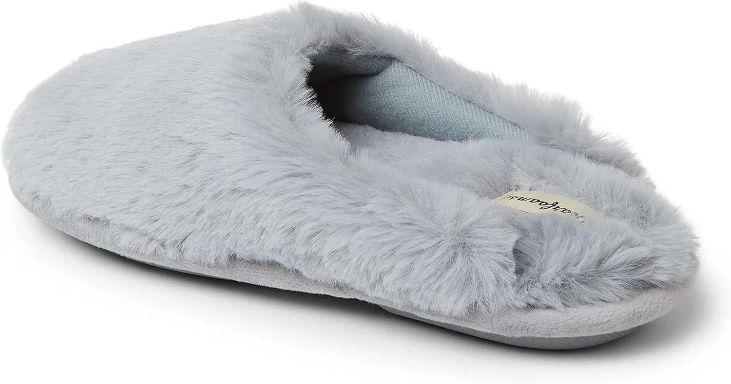 Dearfoams Kids' Washable Brin Pile Scuff Slipper