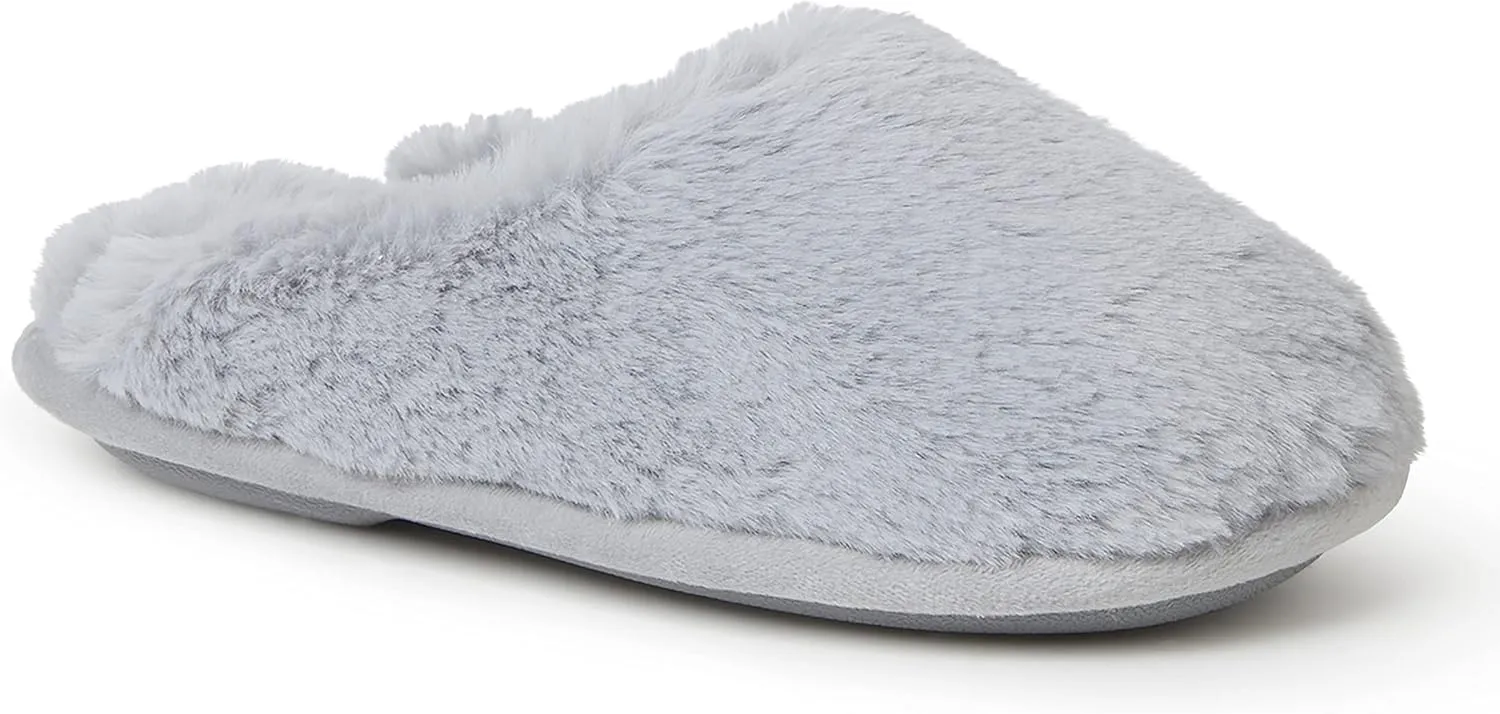 Dearfoams Kids' Washable Brin Pile Scuff Slipper