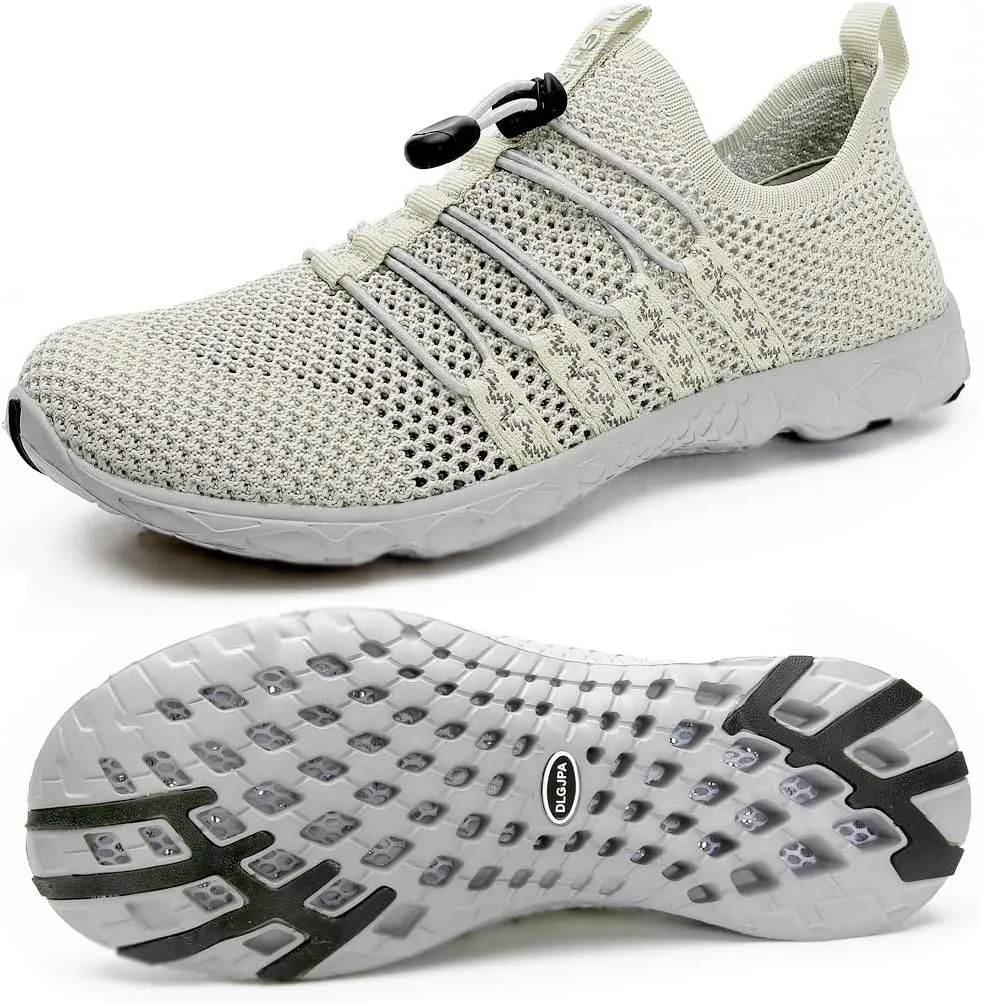 DLGJPA Men's Lightweight Quick Drying Aqua Water Shoes Athletic Sport Walking Shoes