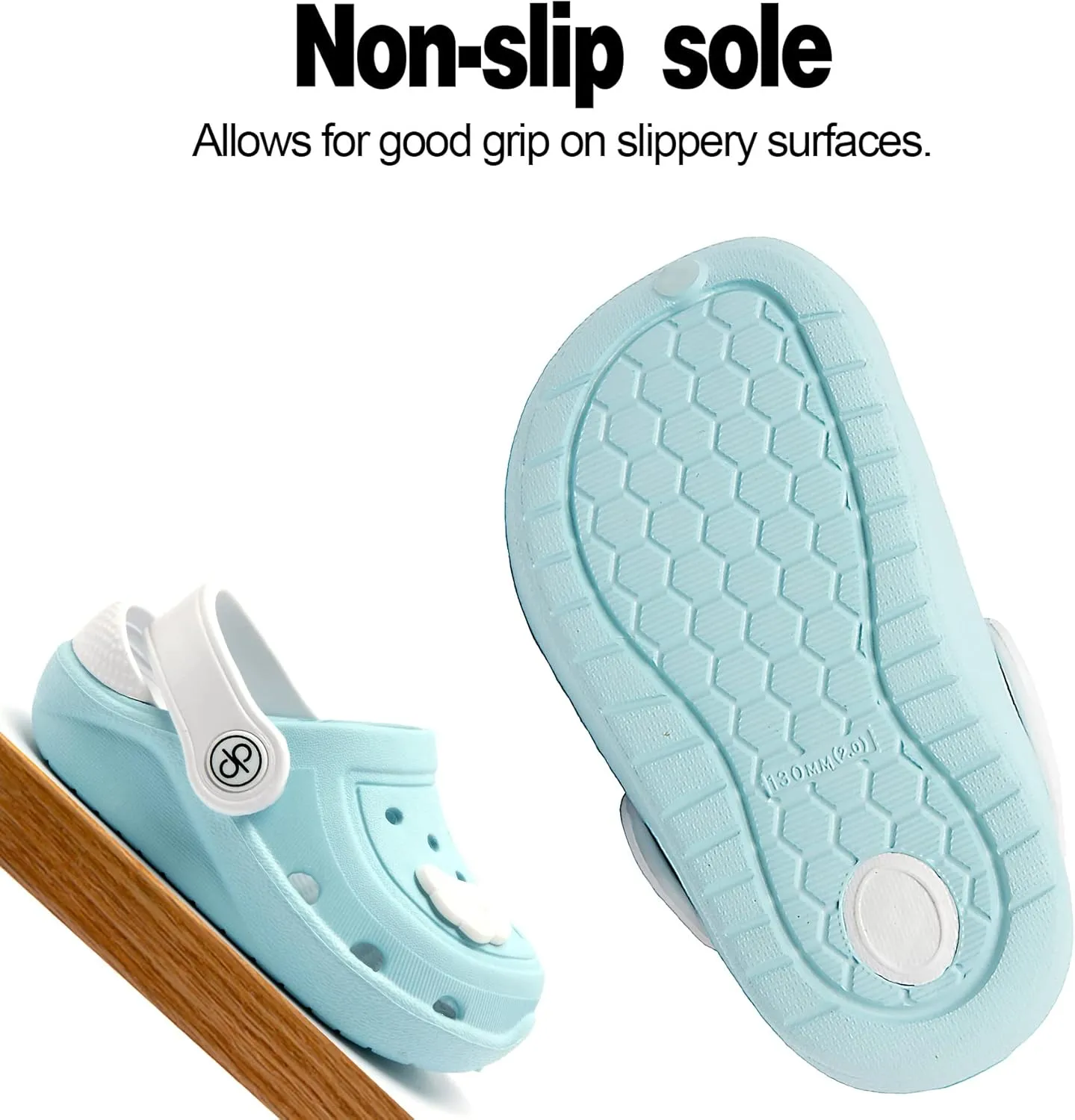 dripdrop Girls Comfort Clogs Kids Slip On Garden Shoes Boys Lightweight Beach Pool Slide Sandals Shower Slipper (Toddler/Little Kids)