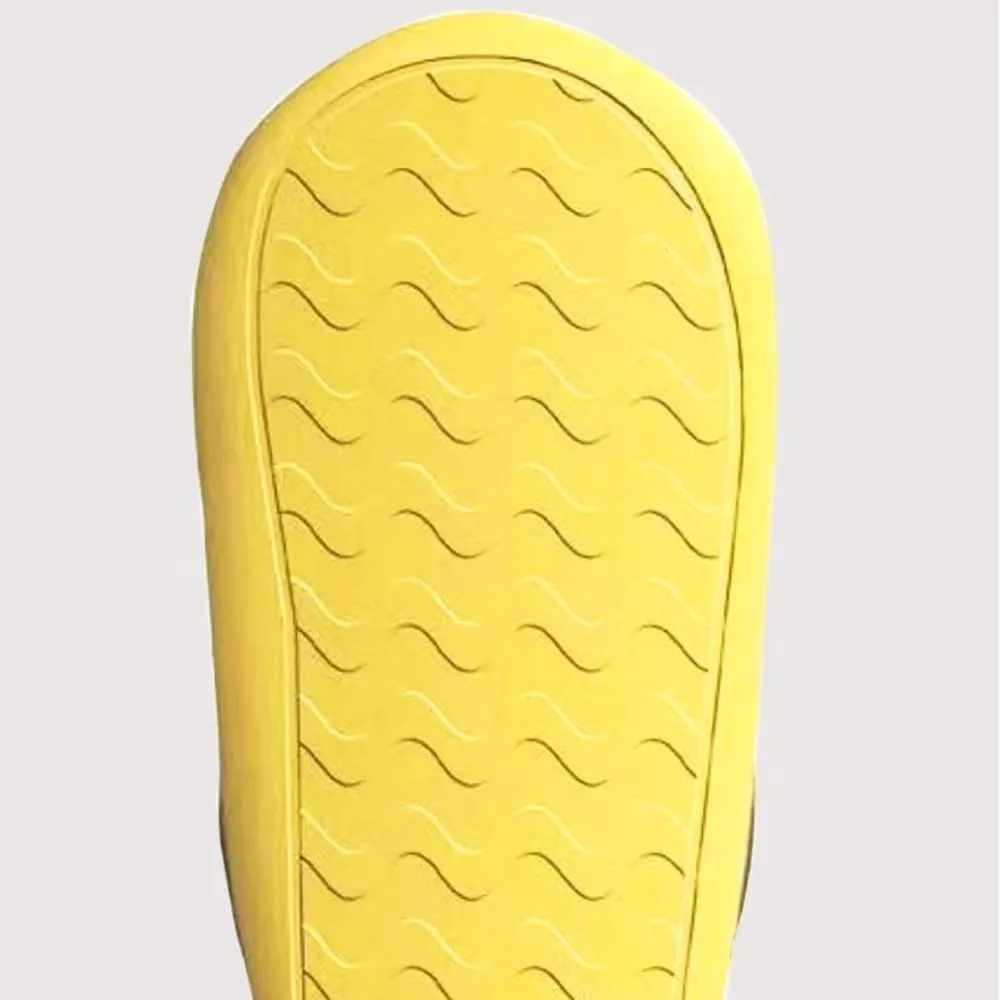Duck Bathroom Slippers - Cartoon Female Indoor Home Non-slip Soft Bottom Cute Thick Bottom Step on Shit Slippers