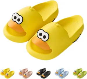 Duck Bathroom Slippers - Cartoon Female Indoor Home Non-slip Soft Bottom Cute Thick Bottom Step on Shit Slippers