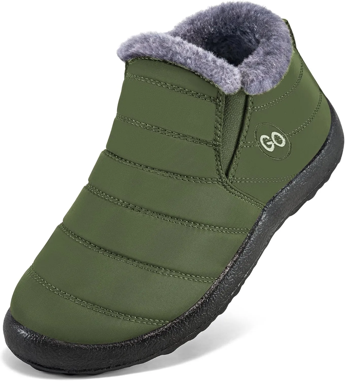 DUOYANGJIASHA Womens Snow Boots Winter Shoes Warm Fur Lined Ankle Booties Waterproof Comfortable Boots for Women