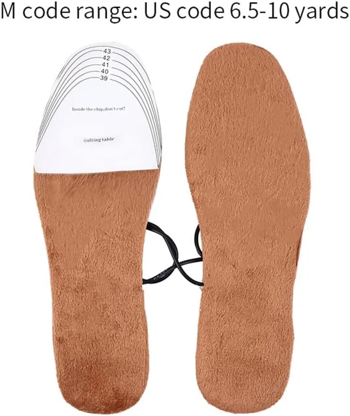 Electric Heating Insoles Winter Keep Warm Foot Shoes Heated for Shoes Boots Heater Warm Foot Pads