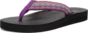 EQUICK Women's Flip Flops Arch Support Yago Mat Insole Sandal Casual Slipper Outdoor and Indoor-U219SLT003-N
