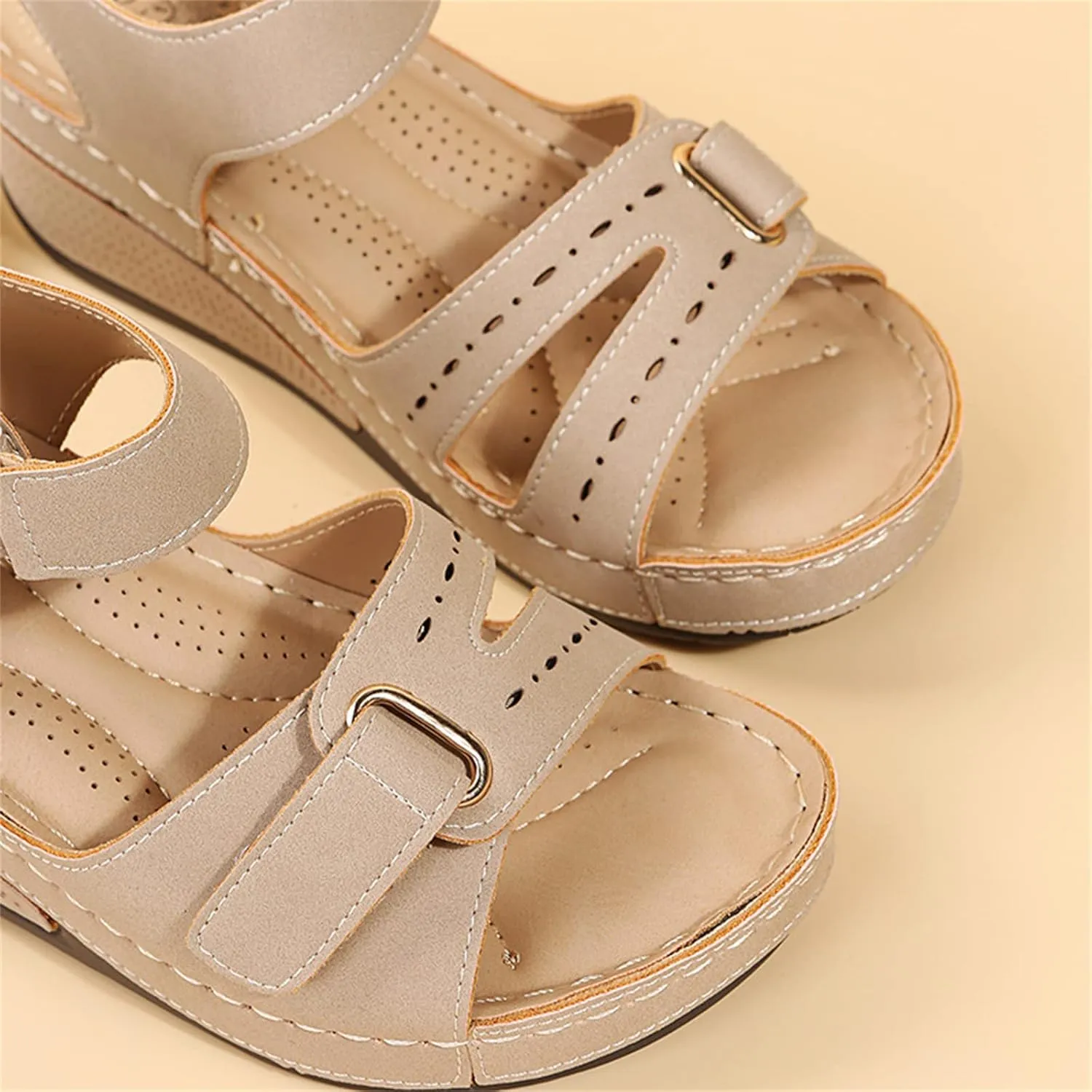 Fairsoma Orthopedic Sandals,Women's Comfy Orthotic Sandals,Women's Orthopedic Open Toe Sandals