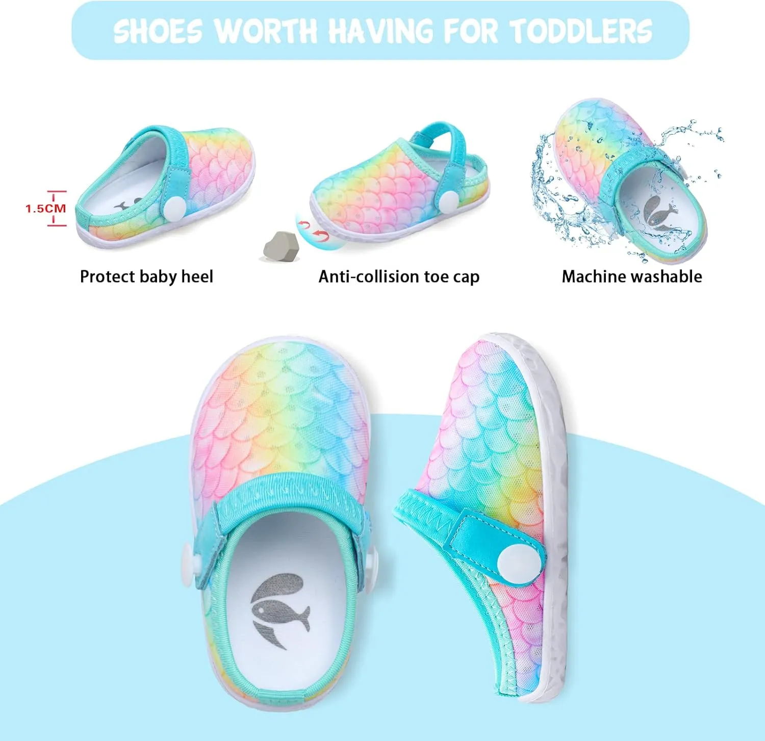 FEETCITY Baby Girl Boys Sandals Slippers Infant First Walker Shoes Summer Crib Shoes