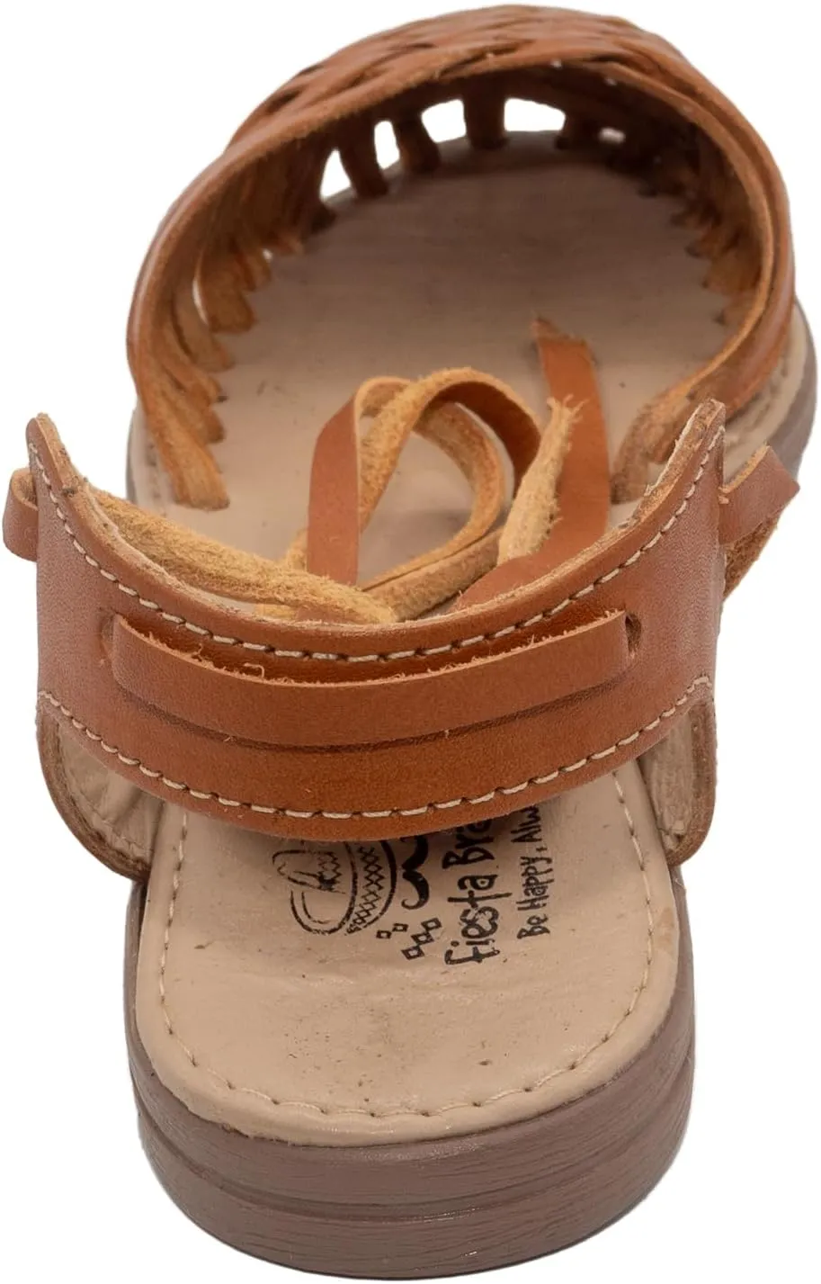 Fiesta Brands Mexican Sandals Huaraches Mexicanos for Woman Lace Up Shoes Alpargatas