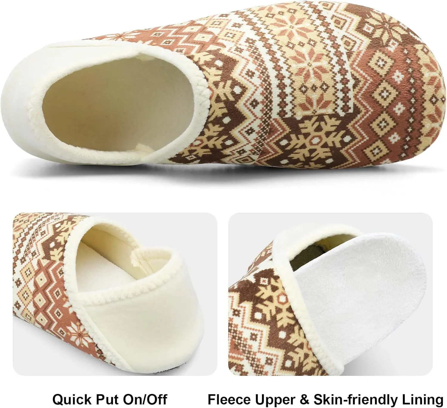 Fires Womens Mens Slippers with Rubber Sole Soft-Lightweight House Slipper Socks Around House Shoes Non Slip Indoor/Outdoor