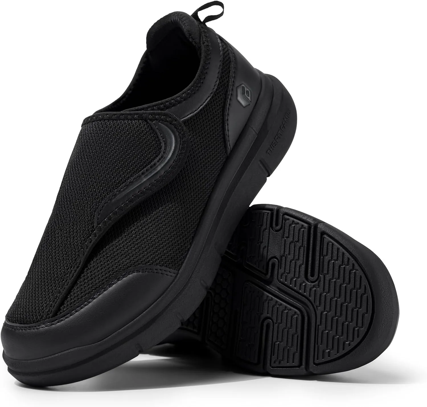 FitVille Diabetic Shoes for Men Wide Width for Swollen Feet, Extra Wide Shoes for Men with Fully Adjustable Straps