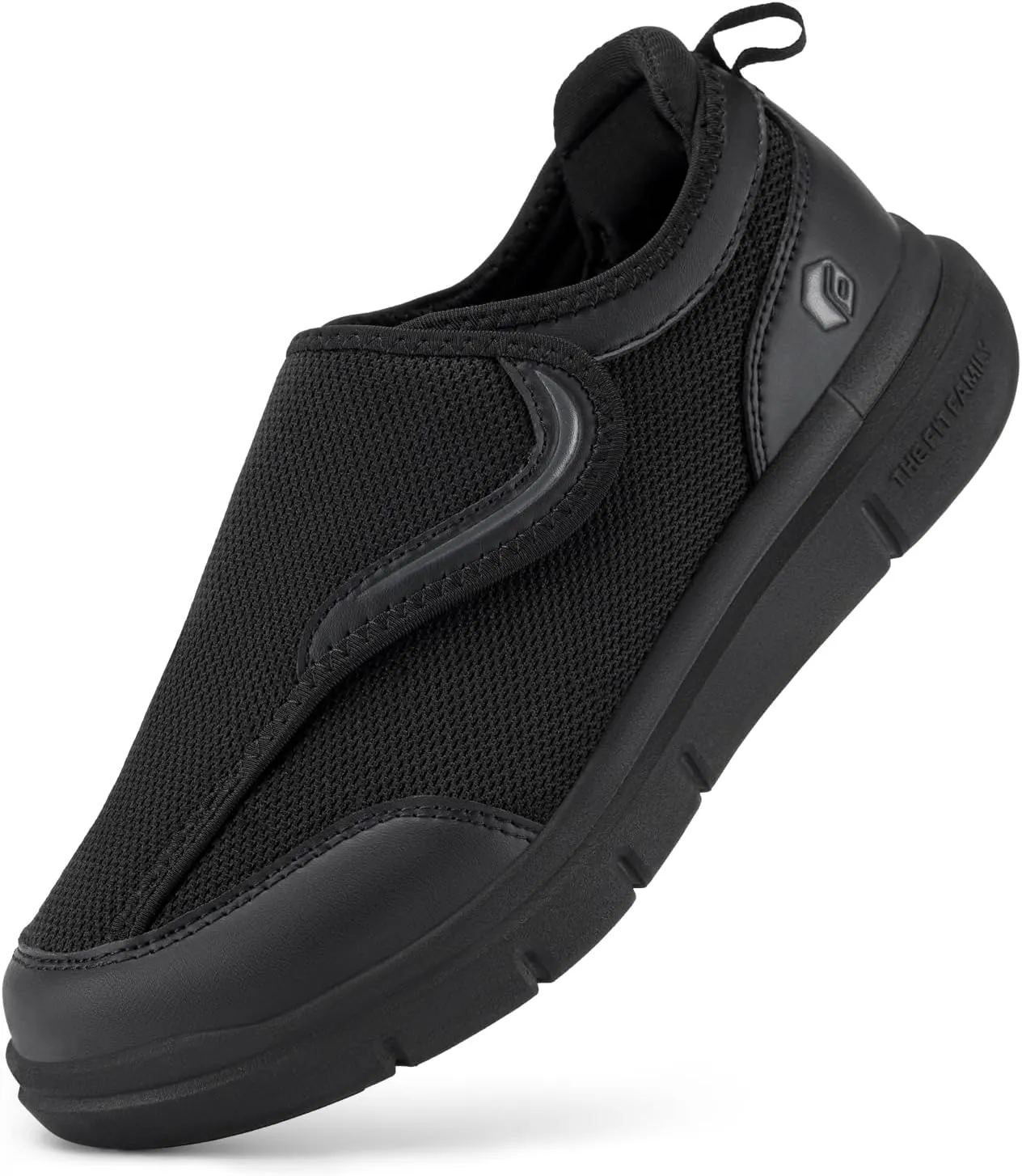 FitVille Diabetic Shoes for Men Wide Width for Swollen Feet, Extra Wide Shoes for Men with Fully Adjustable Straps