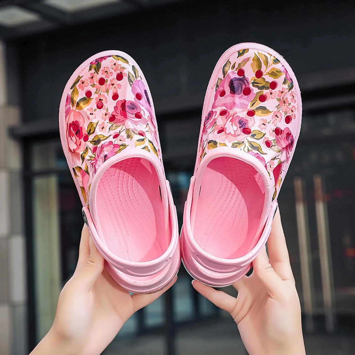 FLIOZY Mens Womens Garden Clogs Summer Garden Shoes Lightweight Beach Slippers Pool Water Sandals Indoor Outdoor Non Slip Clogs Sandals