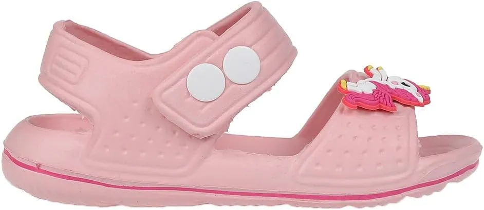 Foamwalk Girl's EVA Slides Fisherman, Buckle Clogs Kids Cloud Slides - Slip On Sandals for Girls Toddler/Little Kid/Big Kid