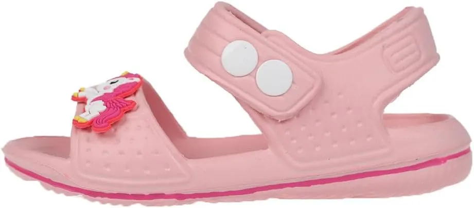 Foamwalk Girl's EVA Slides Fisherman, Buckle Clogs Kids Cloud Slides - Slip On Sandals for Girls Toddler/Little Kid/Big Kid