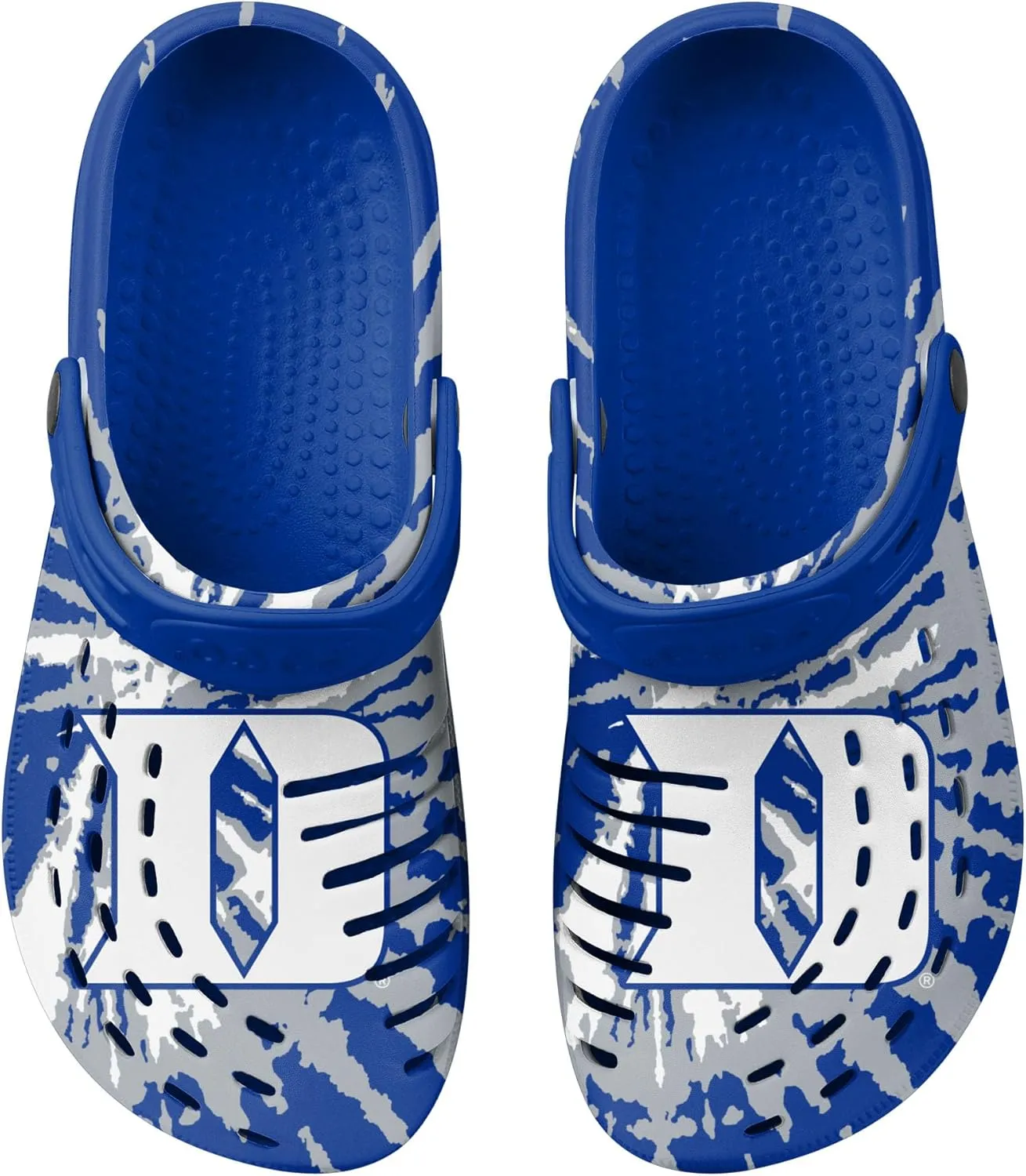FOCO Men's NCAA College Team Logo Garden Water Sandals Shoes Slipper Clogs with Stap