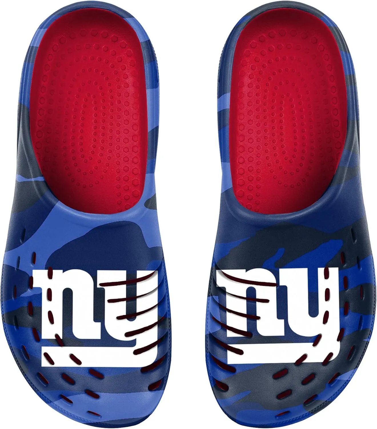 FOCO Men's NFL Team Logo Garden Water Sandals Shoes Slipper Clogs