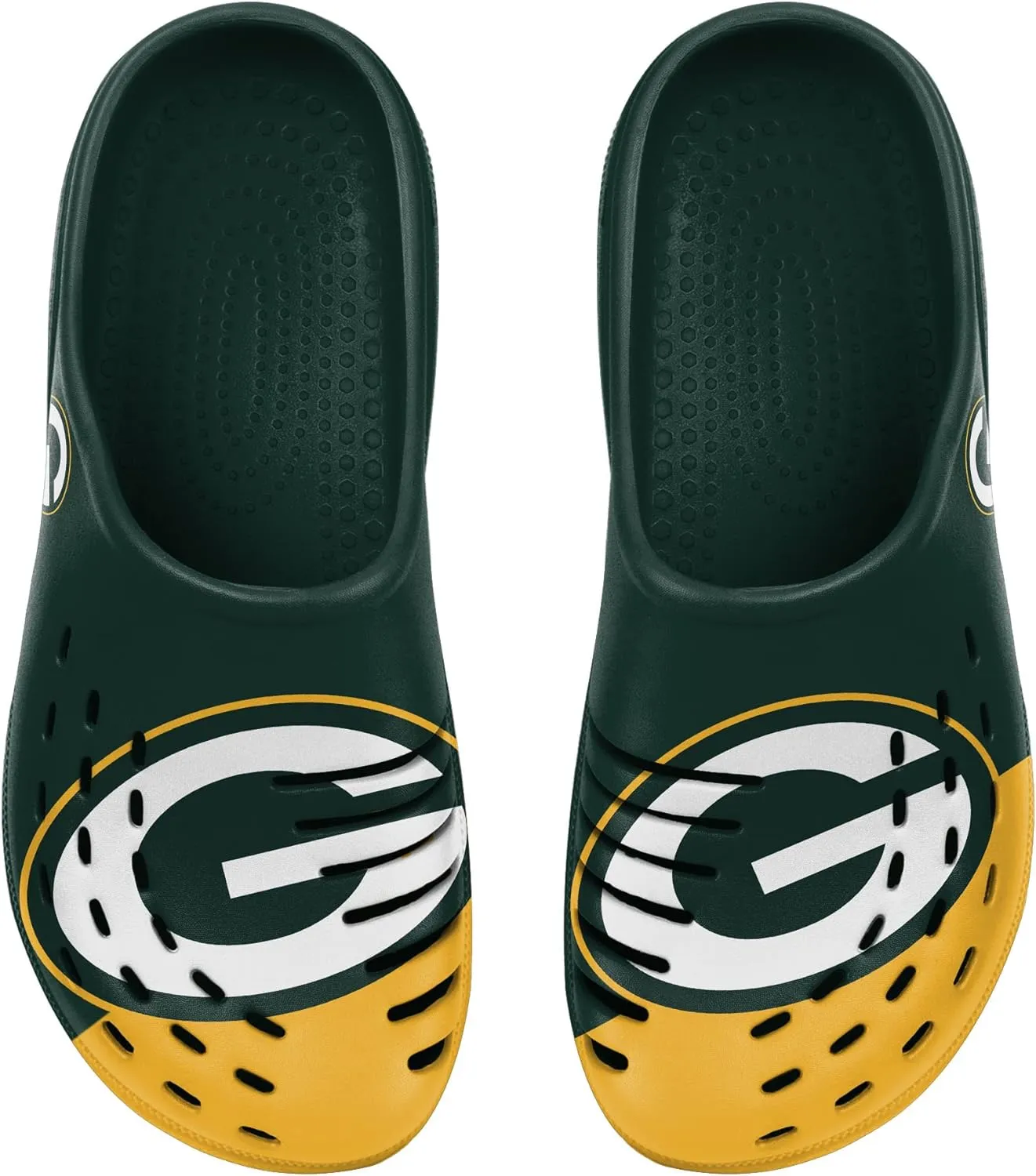 FOCO Men's NFL Team Logo Garden Water Sandals Shoes Slipper Clogs