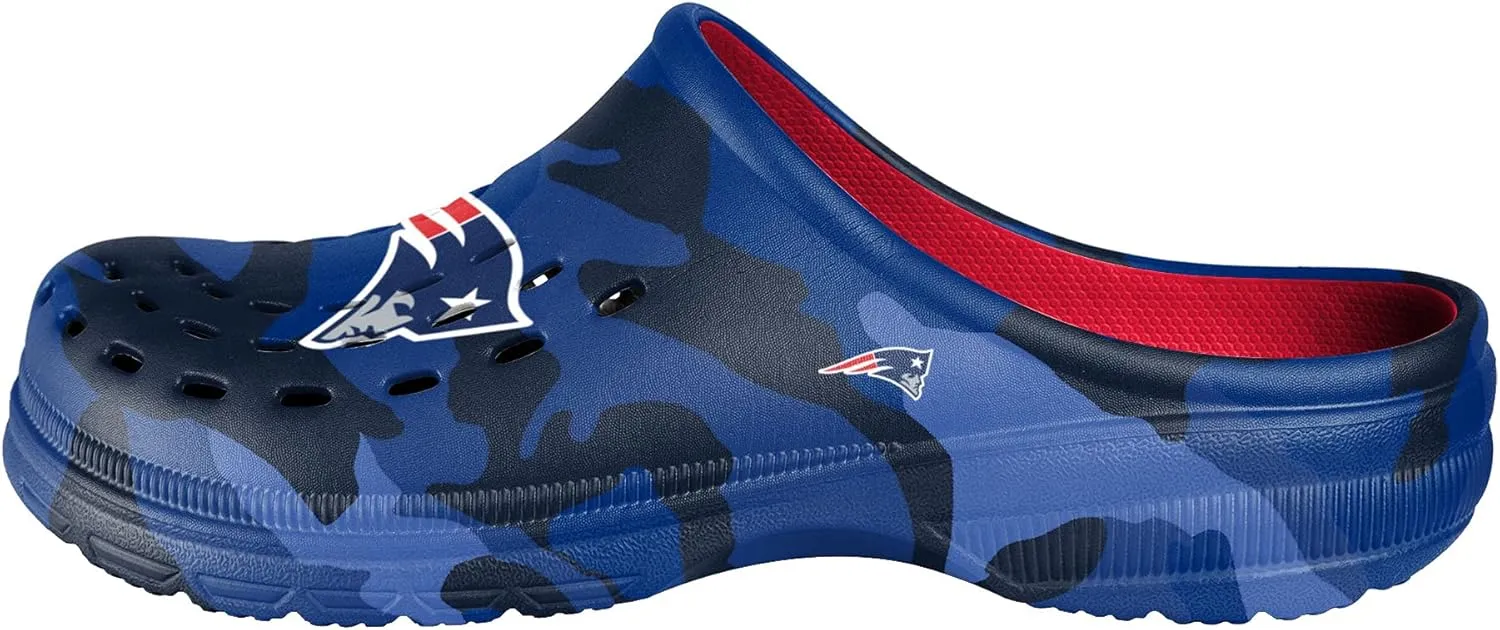 FOCO Men's NFL Team Logo Garden Water Sandals Shoes Slipper Clogs