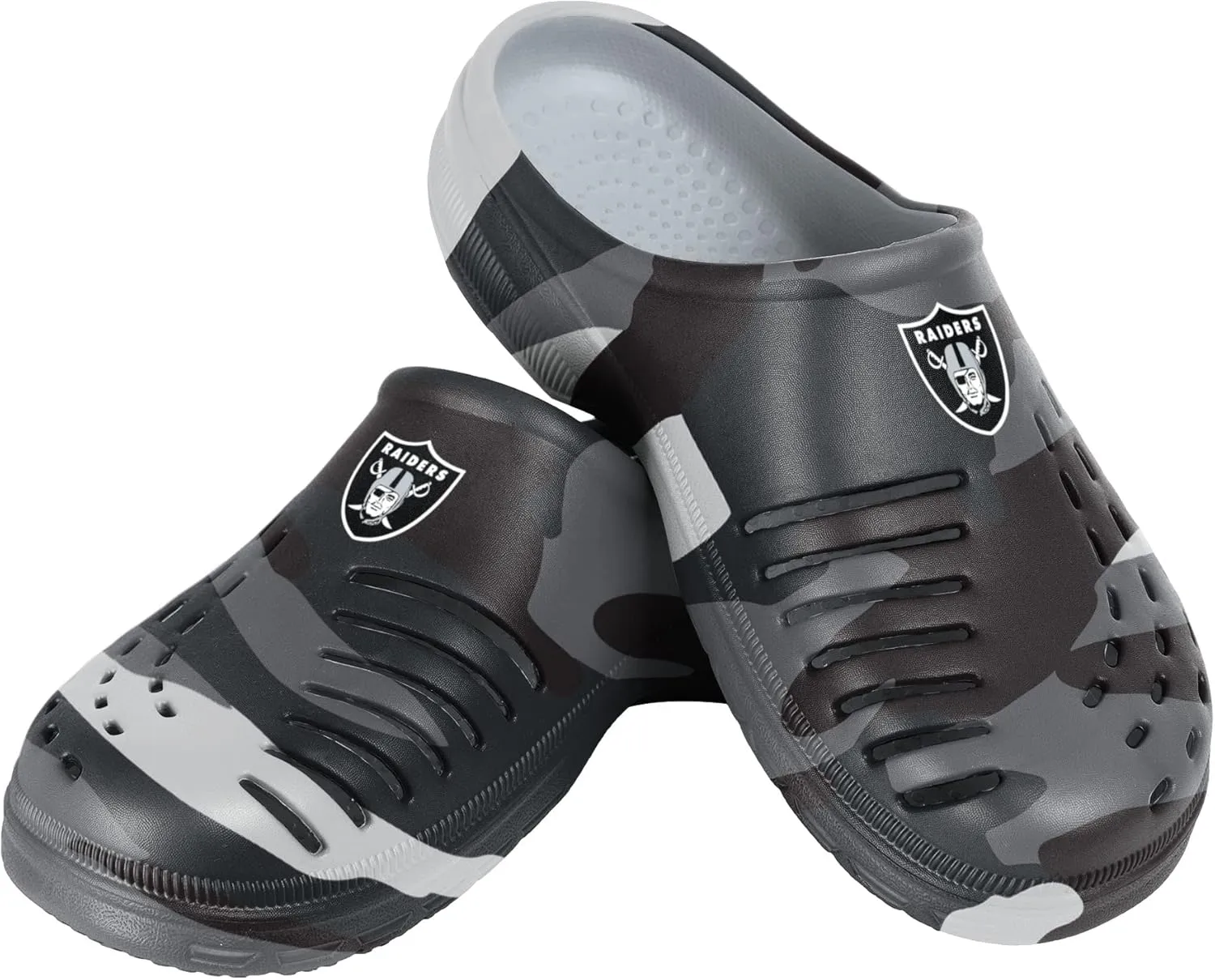 FOCO Men's NFL Team Logo Garden Water Sandals Shoes Slipper Clogs