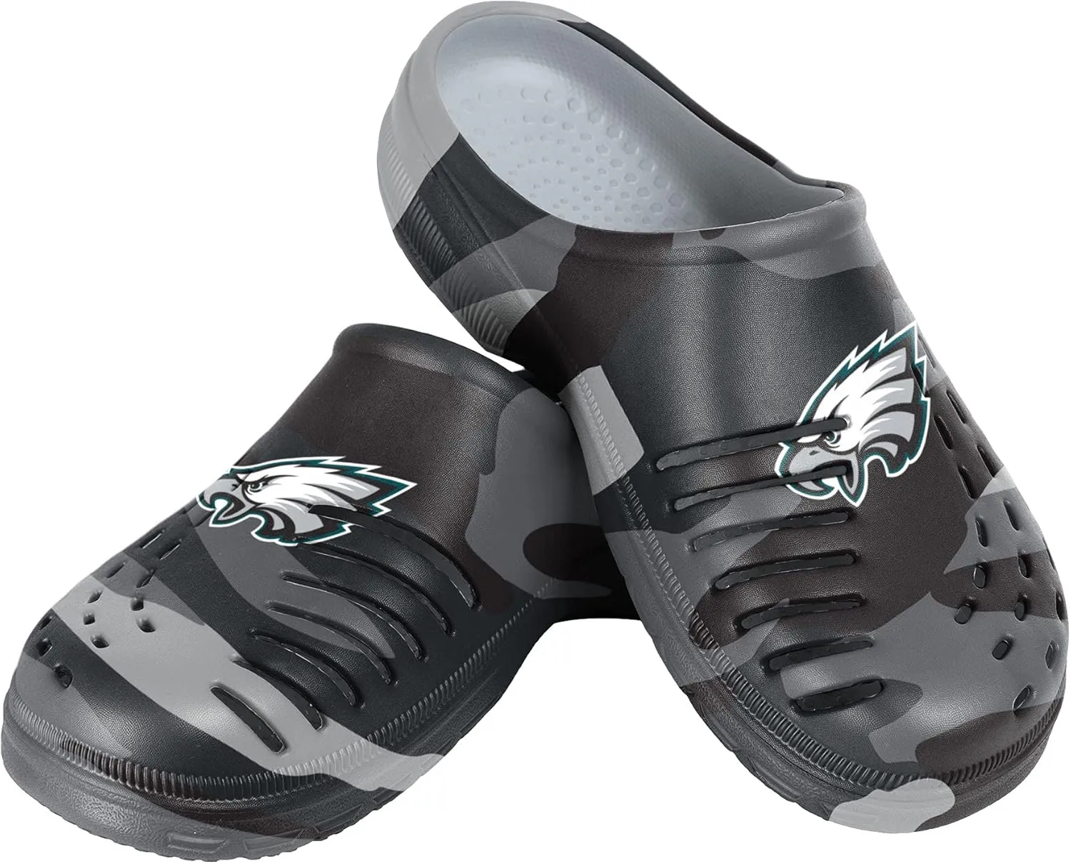 FOCO Men's NFL Team Logo Garden Water Sandals Shoes Slipper Clogs