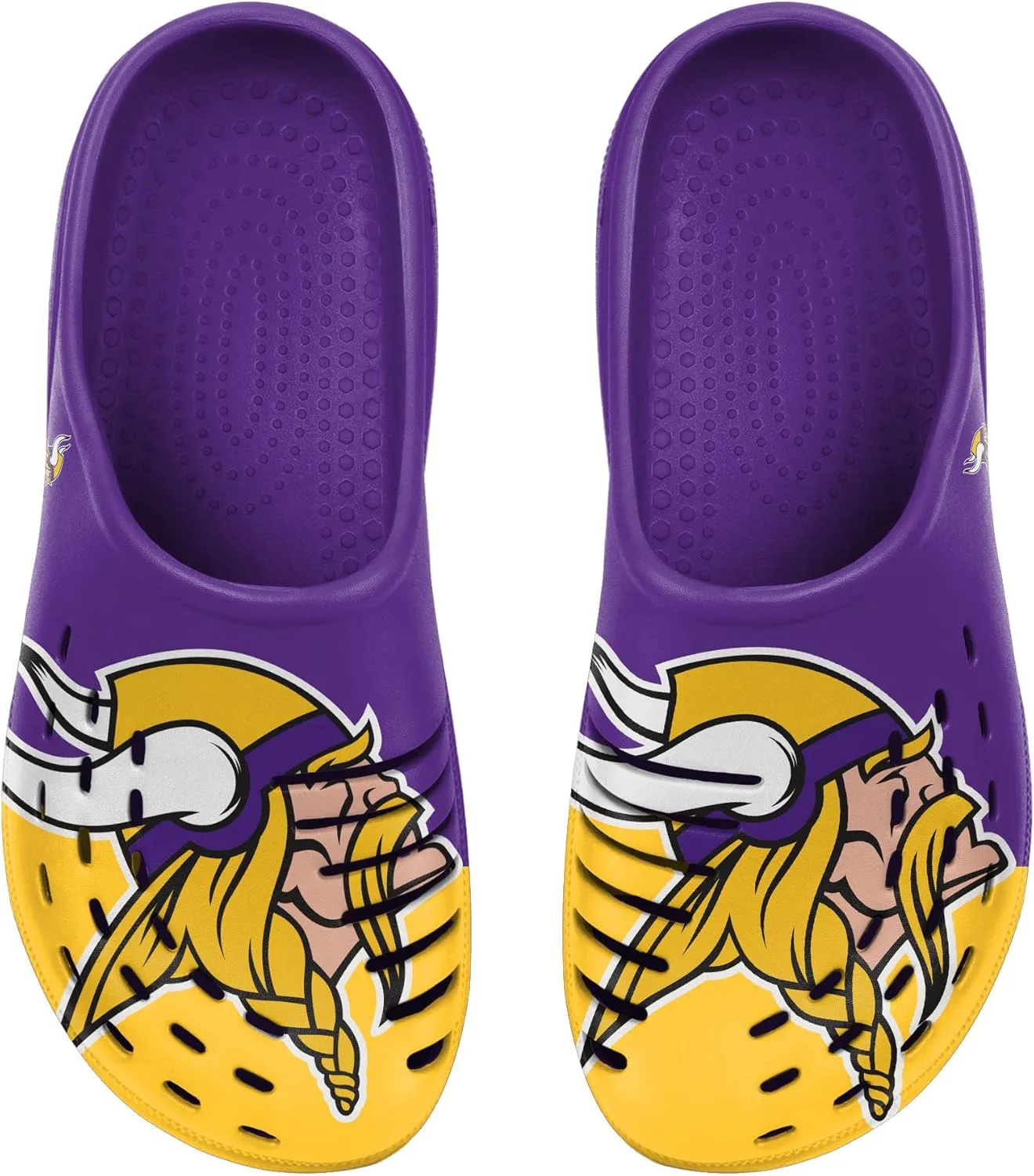 FOCO Men's NFL Team Logo Garden Water Sandals Shoes Slipper Clogs