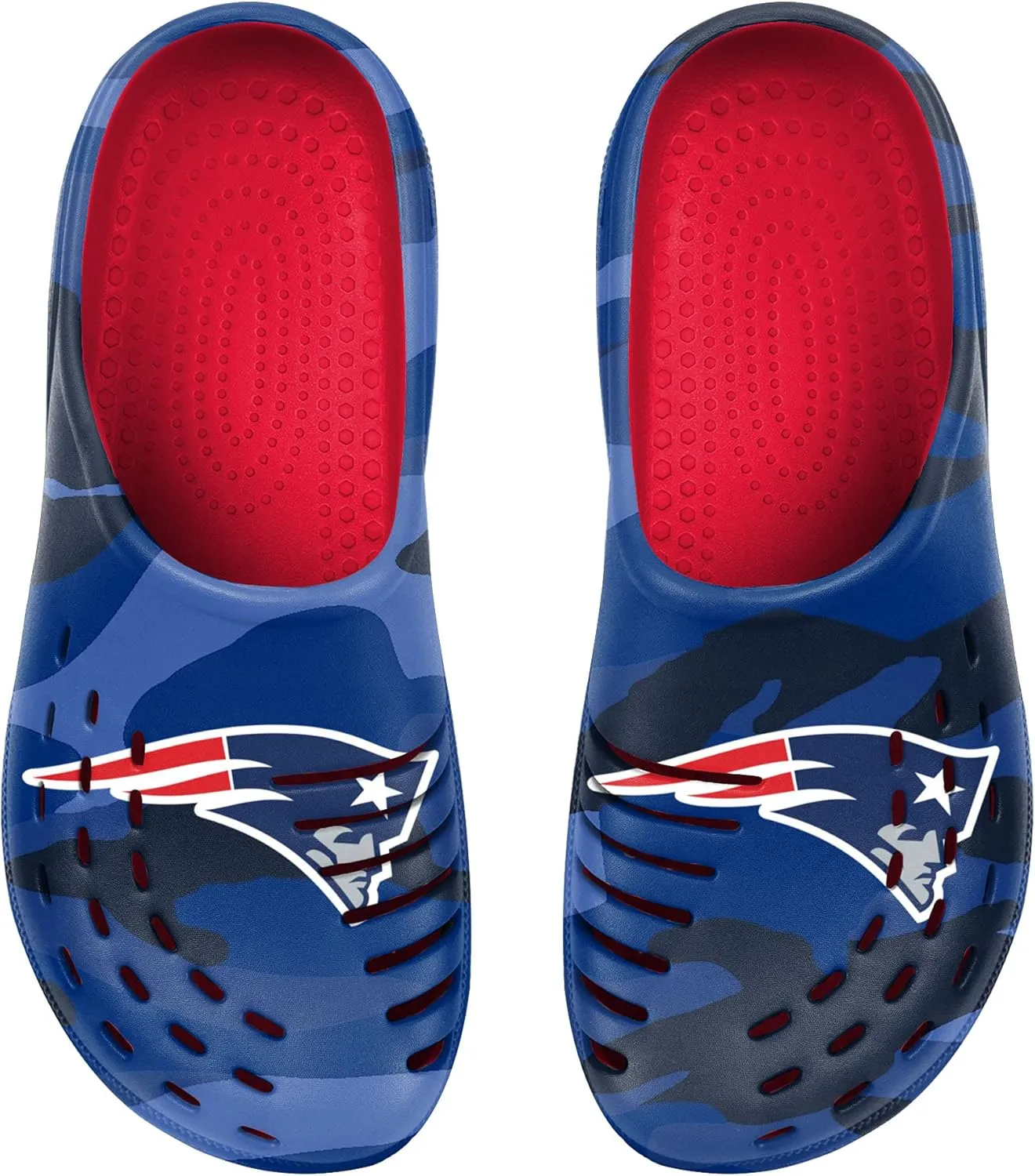FOCO Men's NFL Team Logo Garden Water Sandals Shoes Slipper Clogs