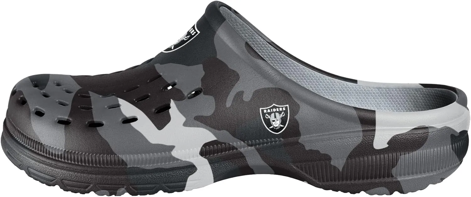 FOCO Men's NFL Team Logo Garden Water Sandals Shoes Slipper Clogs